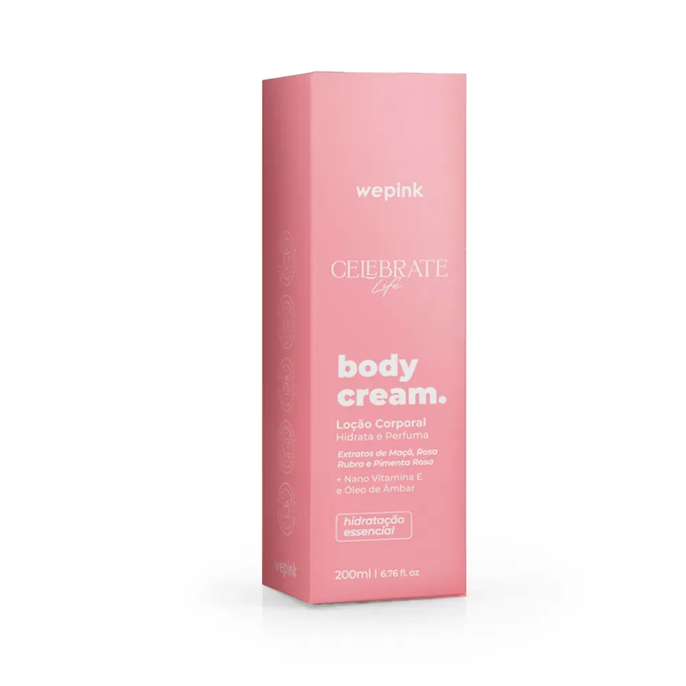 Body Cream Celebrate Life Desodorante Hidratante 200ml